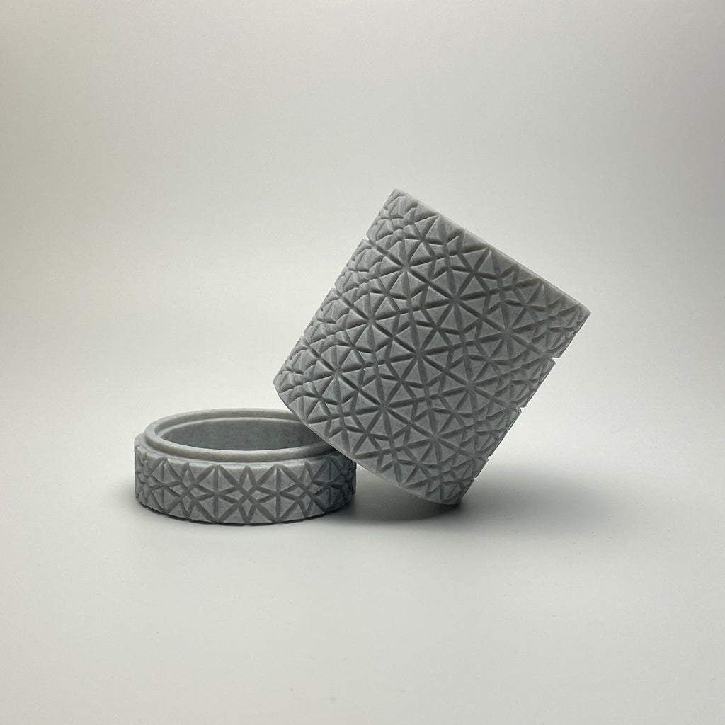 Geometric Inset Column Planter
